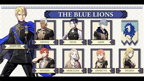 blue lions characters